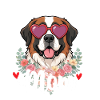 Bernhardiner-Mama – St.-Bernhardin-Hundemama-Liebhaber