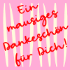 Danke Dankeschön Maus