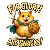 Hamster-Krieger für Ruhm und Snacks