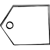 Etikett handgezeichnet
