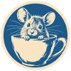 Maus in der Teetasse