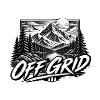 Off-grid-Berge und Wälder