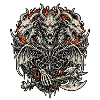 Heavy Metal Drachen Axt Dämon