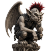 Gothic Punk Gargoyle