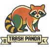 Retro Panda Trash Panda Design