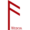 Ansuz Rune Weisheit Rot – Wikinger Futhark
