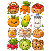 Kawaii Bauernmarkt | Ernte & Lebensmittel