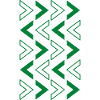 Grünes Geometrie-Muster