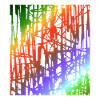 Regenbogen Liniengewitter
