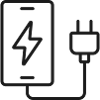 Smartphone-Ladeleitung-Symbol