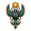 Blaugoldener Sonnen-Skarabäus
