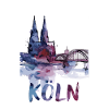 Köln Poster Aquarell