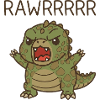 Kleiner Dino Cartoon