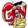 Gen Z Bold Comic Faust-Grafik
