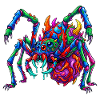 Neon Arachnid Rampage