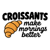 Croissants Machen Morgen Besser