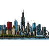 Chicago Stadt Skyline