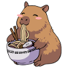Kawaii Capybara Ramen essen