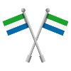 Sierra Leone-Flagge