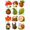 Kawaii Waldschätze | Pilze & Natur