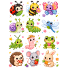 Kawaii Gartentiere | Insekten & Natur