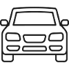 Auto-Frontlinien-Ikone