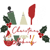 Weihnachtsbackdesign