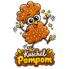 Kuschel Pompom - fröhlicher Vogel