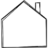 Haus handgezeichnet