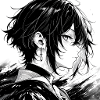 Monochromer Manga-Charakter Profil