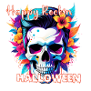 Happy Rockin Halloween – Rockabilly Skull