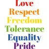 Rainbow Pride Kernwerte