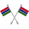 Gambische Flagge