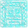 Neon Graffiti Abstraktrahmen Muster