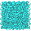 Kaleidoskop Turquoise Muster