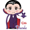 Süßes Chibi Kleines Dracula-Vampirkind Halloween
