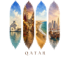 Qatar Travel – Doha & Wüste Motiv
