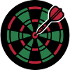 Dartscheibe Bullseye Icon