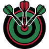 Dartboard Pfeile Logo