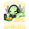 Funny Axolotl Gamer Gaming