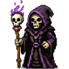 Pixel Grim Reaper Nebelstab