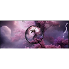 Drache im rosa Nebel