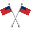 Samoanische Flagge