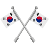 Südkoreanische Flagge