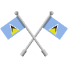 Flagge von Saint Lucia