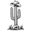 Kaktus-Cowboy – Western- und Wüstengeist