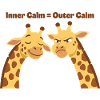 Giraffen-Psychologie: Inner Calm = Outer Calm