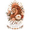 Leo Zodiac Terracotta Botanische Astrologie