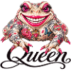 Queen-Tattoofrosch 