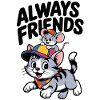 Maus und Katze